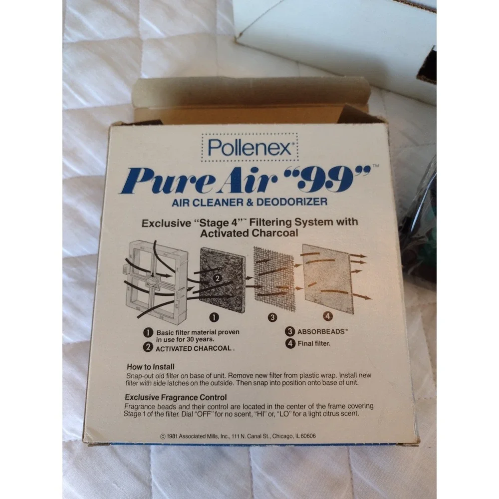 Vtg Pollenex Pure Air 